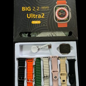 Big 2.2 Ultra 2 smart watch with 7 different straps