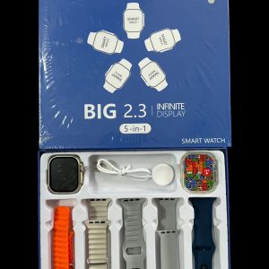 Big 2.3 Smart Watch with 5 Different Straps