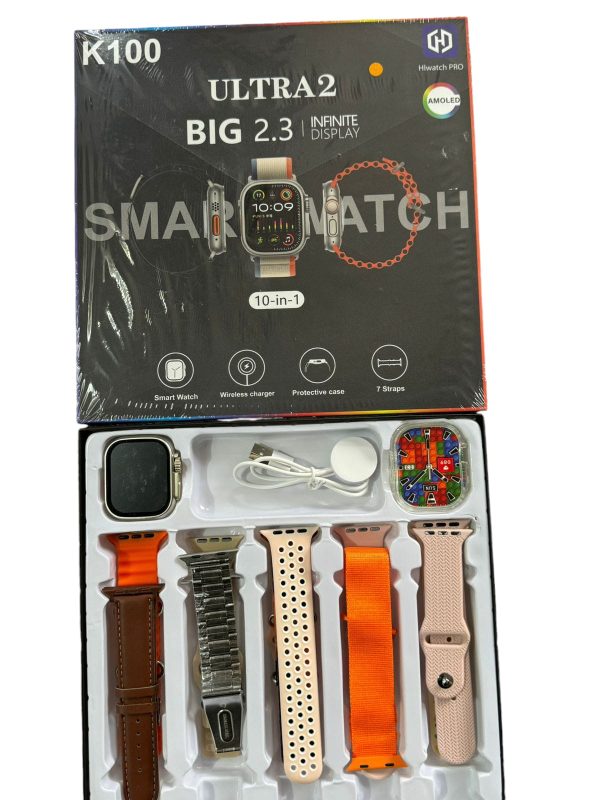 Ultra2 Big 2.3 Smart Watch with 10 Different straps