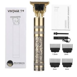 Premium Vintage T9 Hair Trimmer Gold